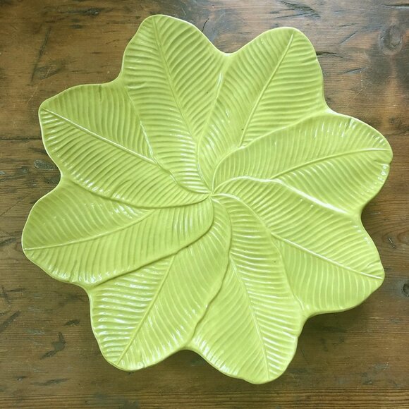 Neiman Marcus Other - Neiman Marcus Lily Ambience Collection Lime Green Serving Plate